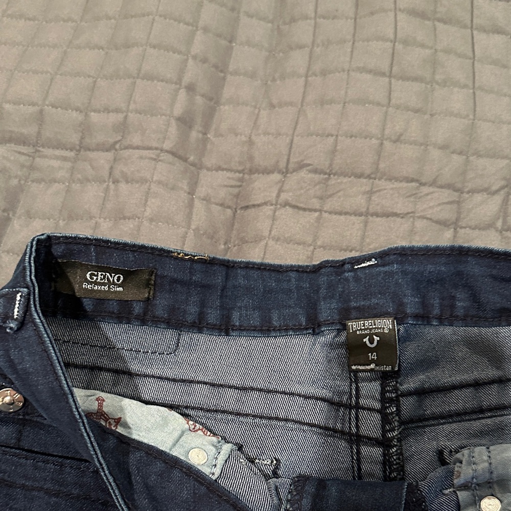 True Religion Geno Slim Jeans in Dark Blue